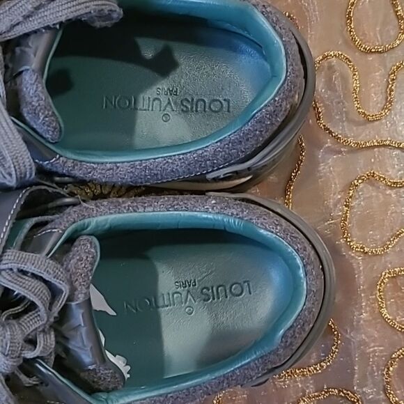 Louis Vuitton Graphite Elliptic Damier Trainers Sneakers size 10 - Picture 6 of 11